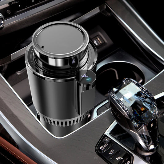 Transform Your Drive: 2-in-1 Car Cup that Heats and Cools Your Drinks in an Instant!